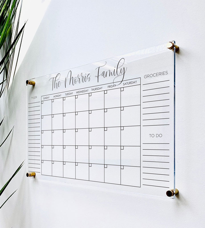 Organizational Family Wall Calendar