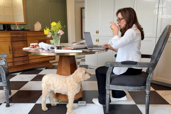 dog home office work from home