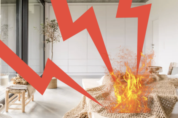 dirty electricity bed on fire